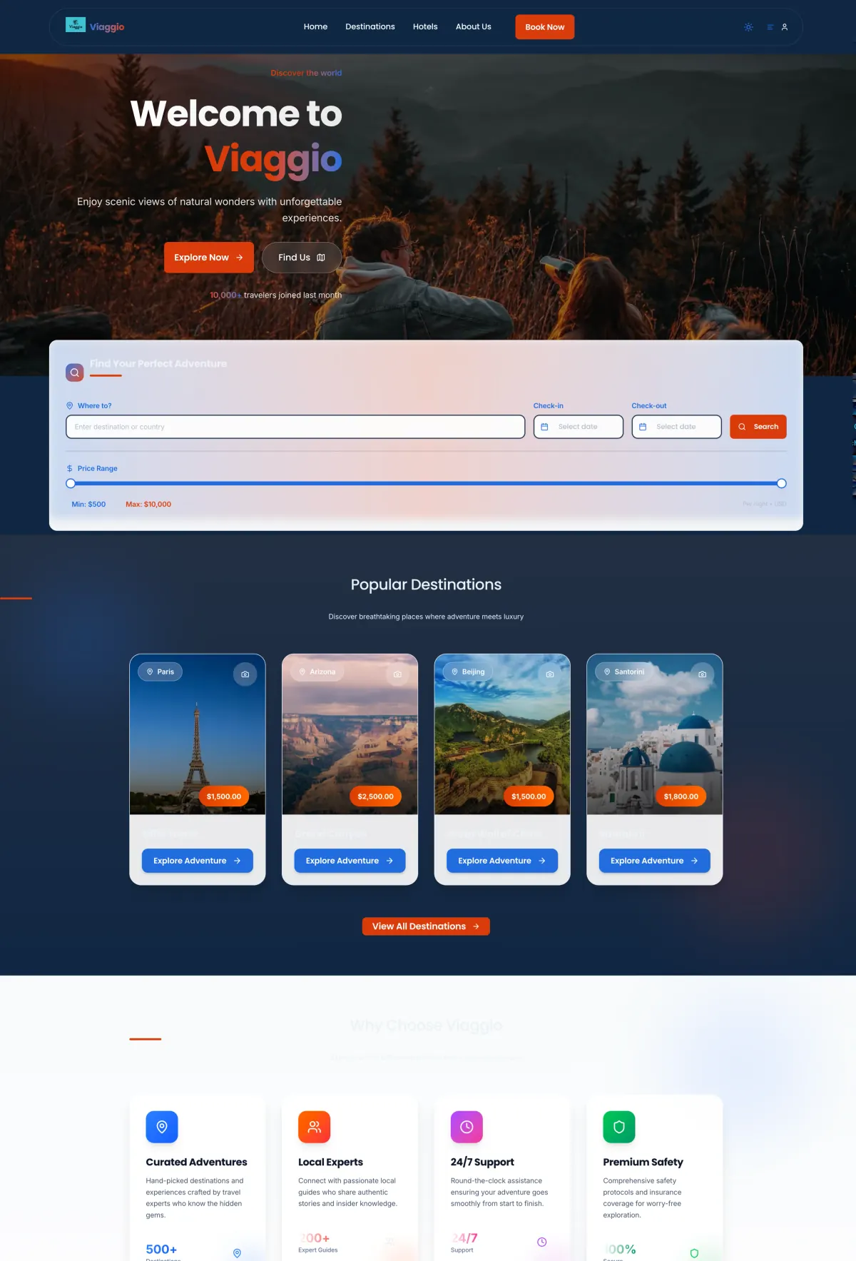 Viaggio – Travel Booking Platform